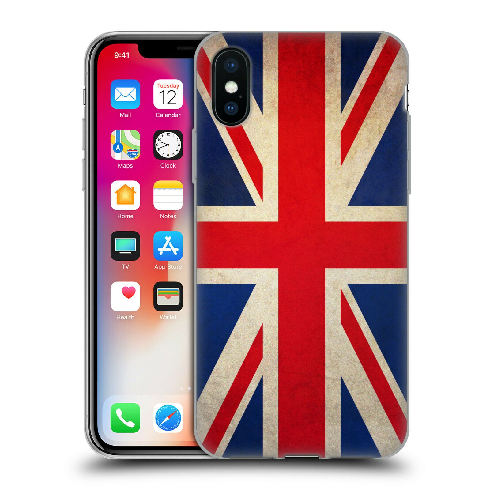 

HEAD CASE DESIGNS VINTAGE FLAGS SOFT GEL CASE FOR APPLE iPHONE PHONES