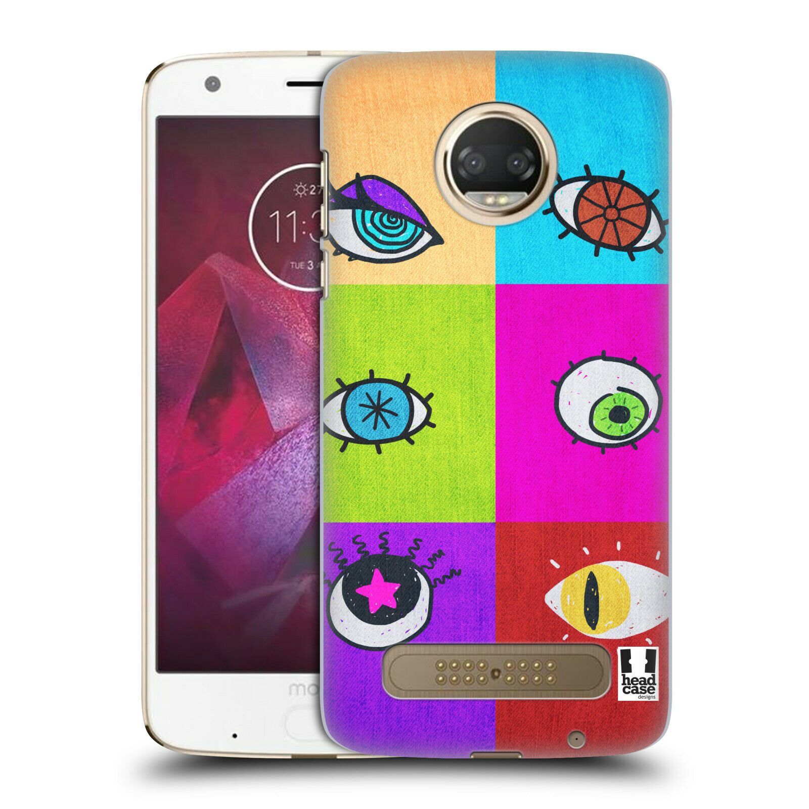 

HEAD CASE DESIGNS EYE DOODLES HARD BACK CASE FOR MOTOROLA PHONES 1