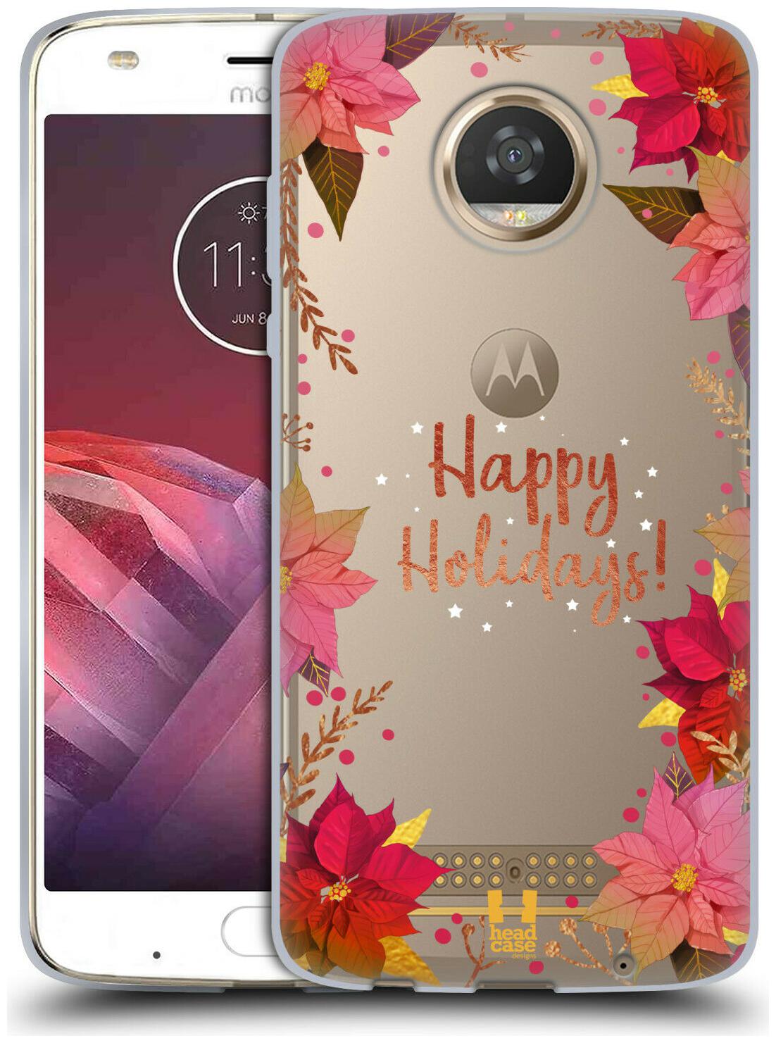 

HEAD CASE DESIGNS GOLD CHRISTMAS GEL CASE FOR MOTOROLA PHONES