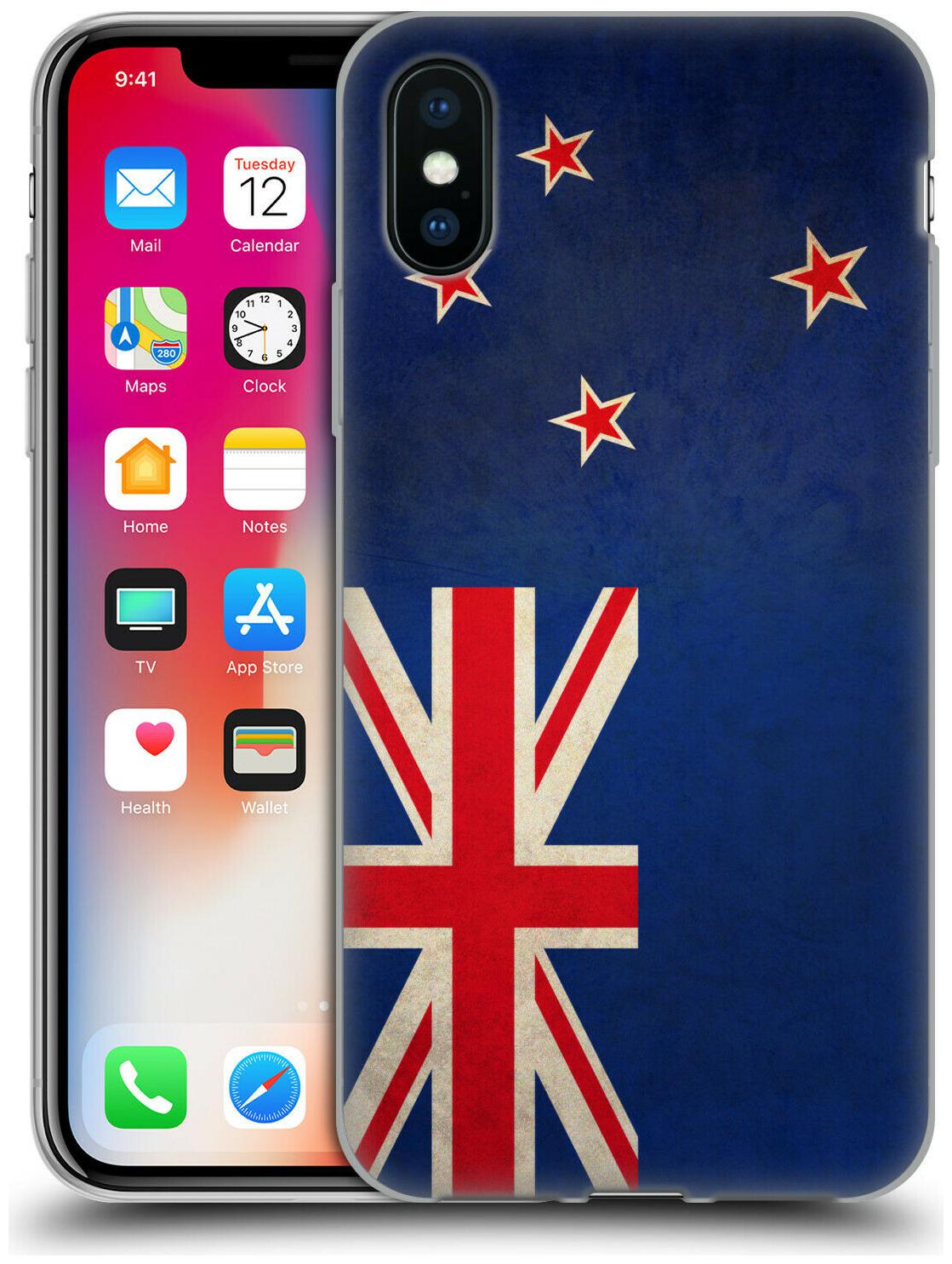 

HEAD CASE DESIGNS VINTAGE FLAGS SOFT GEL CASE FOR APPLE iPHONE PHONES