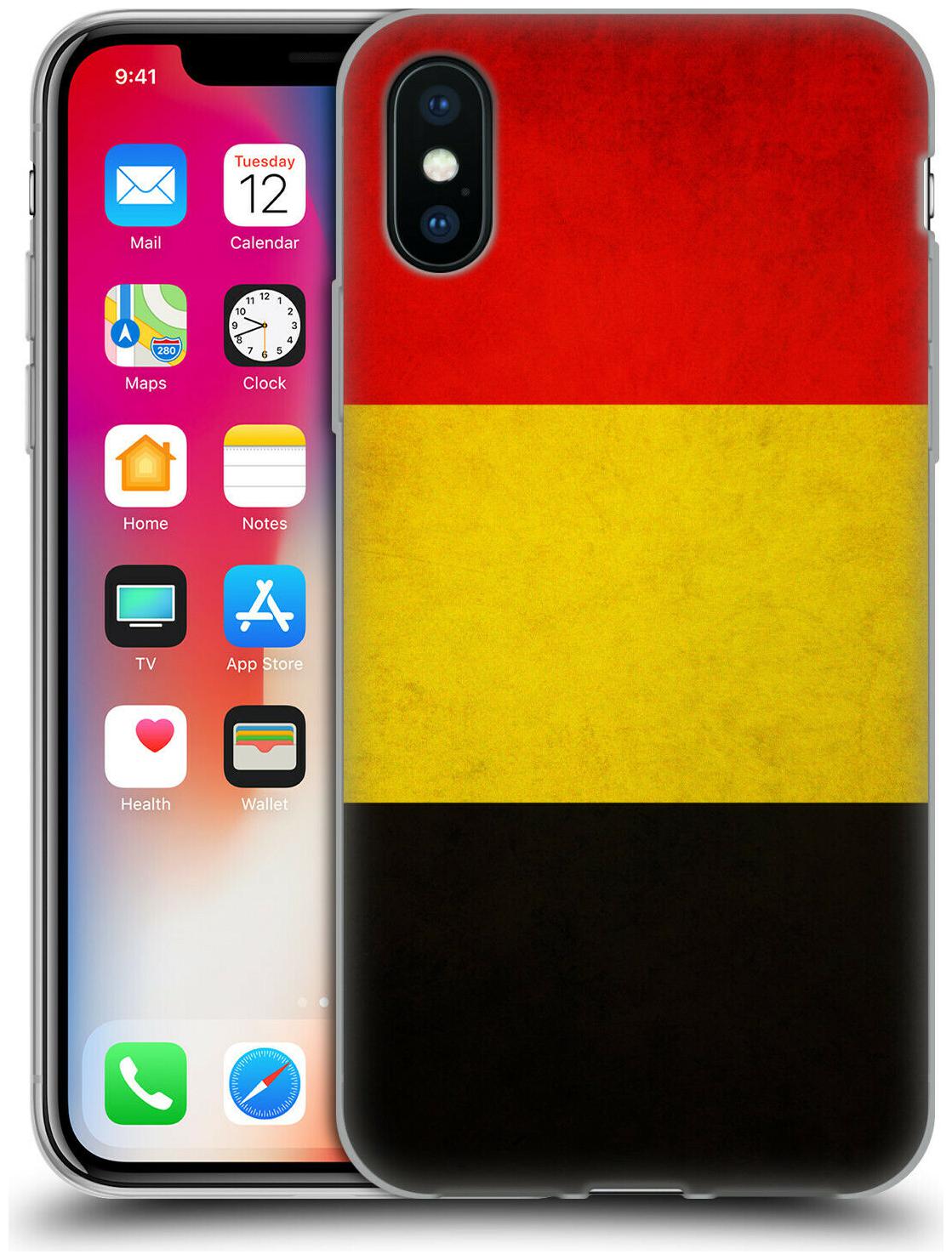 

HEAD CASE DESIGNS VINTAGE FLAGS SOFT GEL CASE FOR APPLE iPHONE PHONES