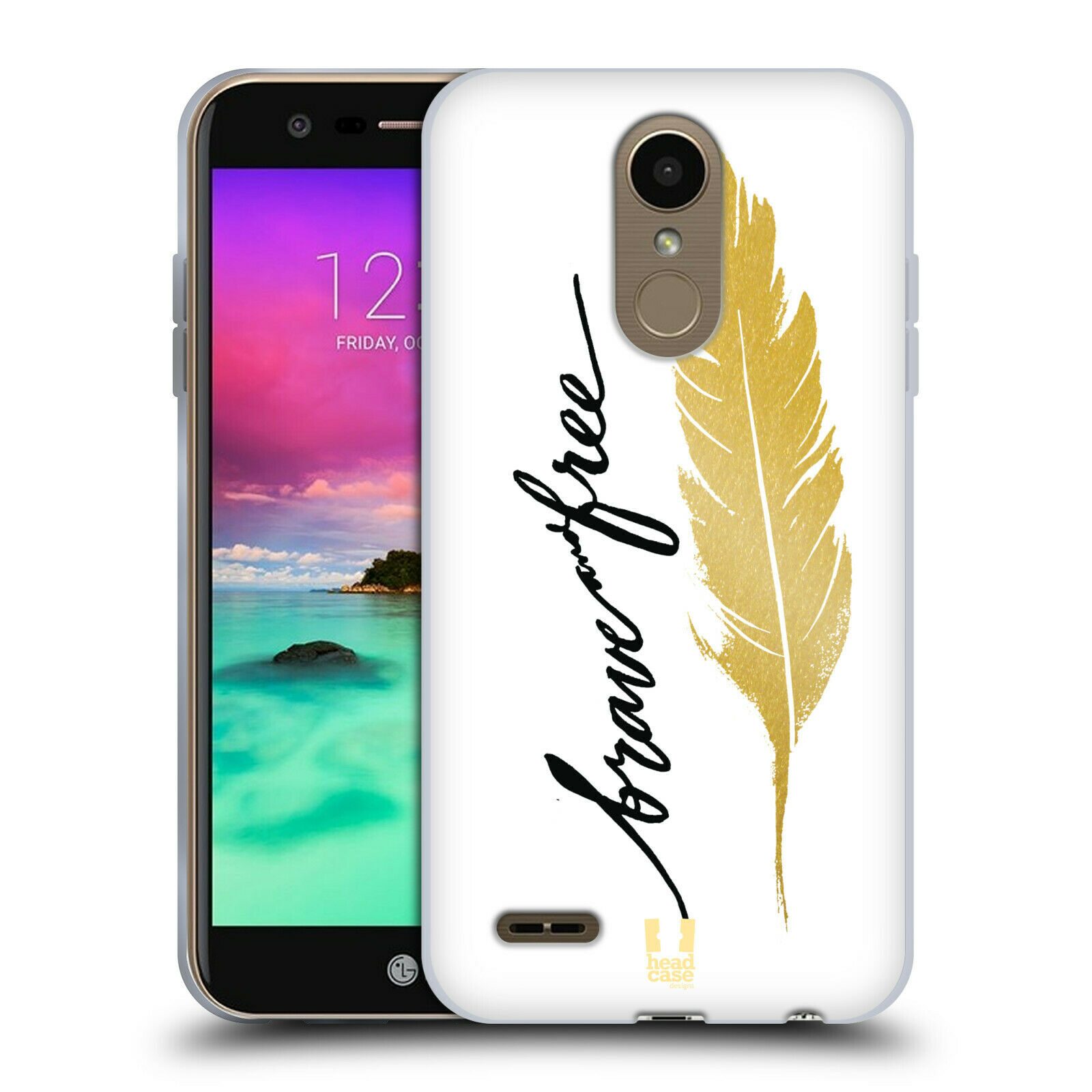

HEAD CASE DESIGNS GRAND AS GOLD SOFT GEL CASE FOR LG PHONES 1