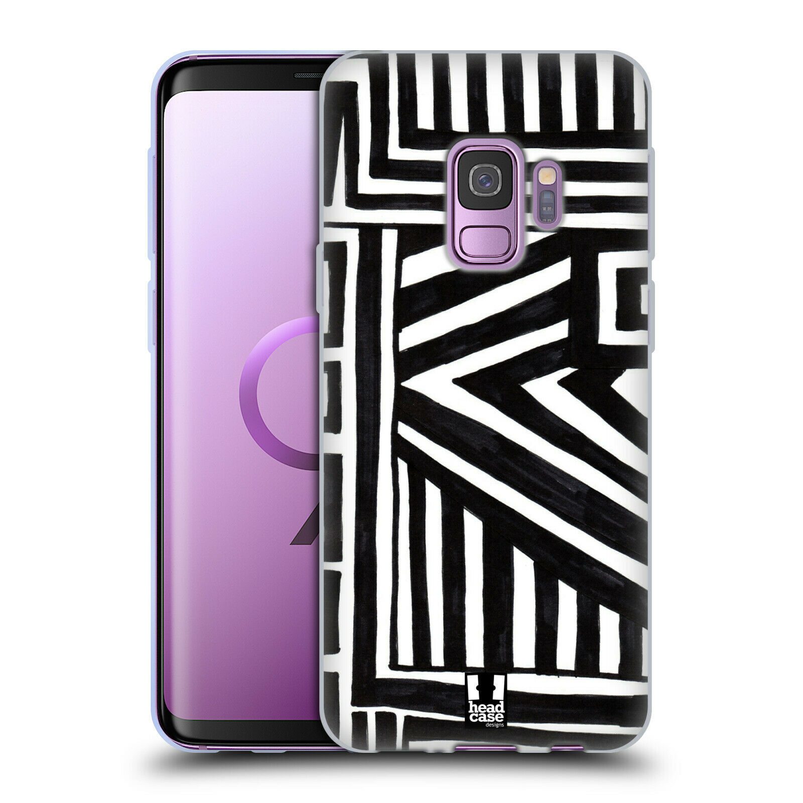 

HEAD CASE DESIGNS BNW DOODLE SOFT GEL CASE FOR SAMSUNG PHONES 1