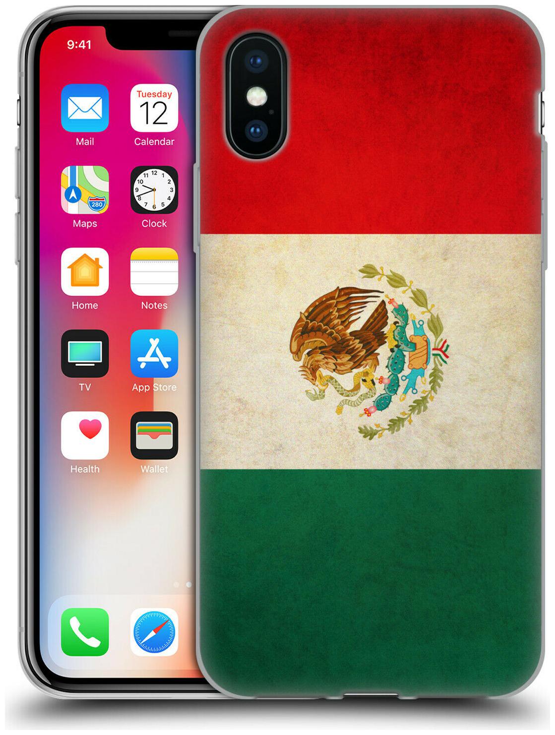 

HEAD CASE DESIGNS VINTAGE FLAGS SOFT GEL CASE FOR APPLE iPHONE PHONES