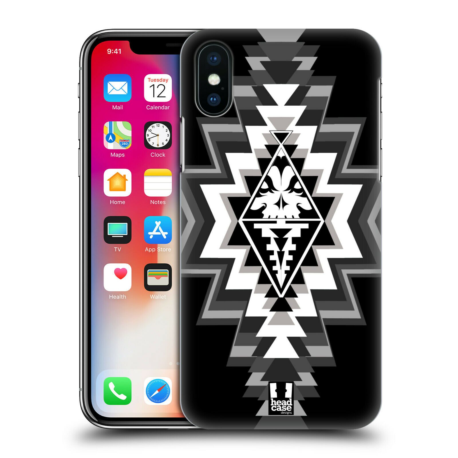 

HEAD CASE DESIGNS NAVAJO SKULLS HARD BACK CASE FOR APPLE iPHONE PHONES