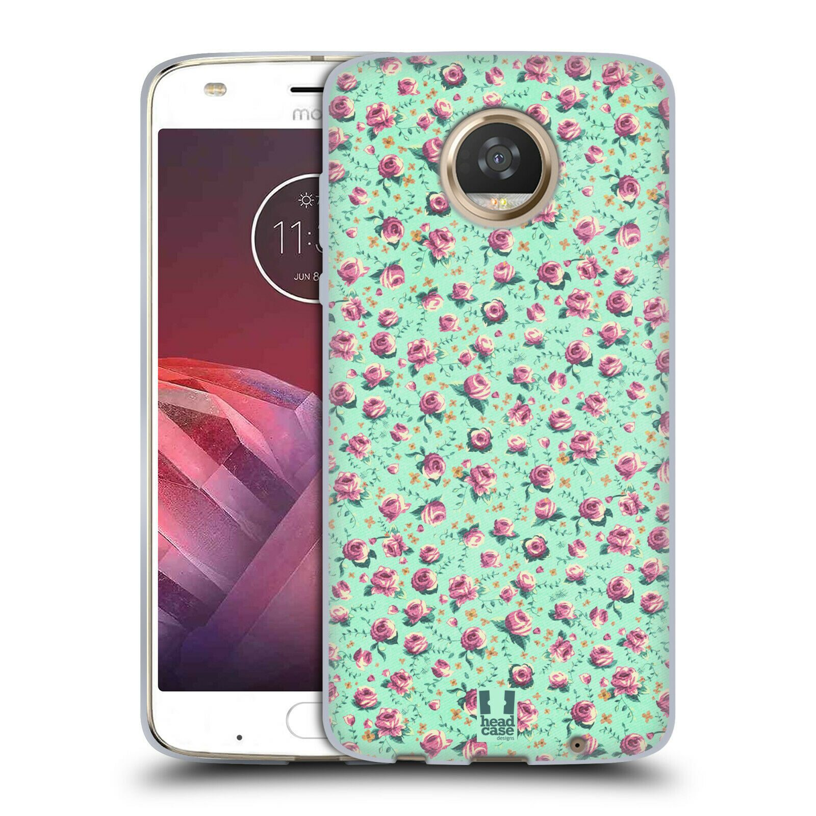 

HEAD CASE DESIGNS VINTAGE DITSY FLOWERS GEL CASE FOR MOTOROLA PHONES