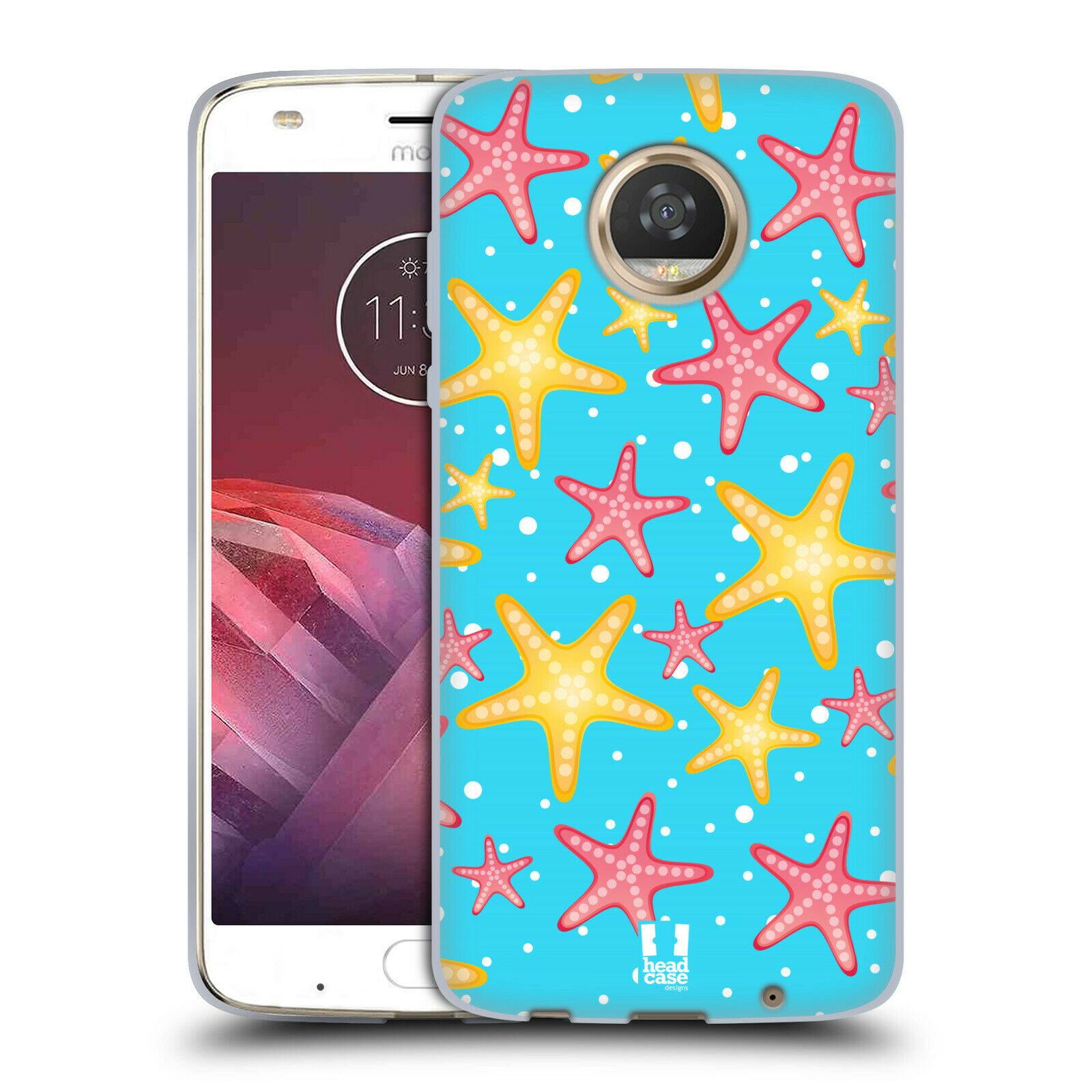 

HEAD CASE DESIGNS SEA PRINTS SOFT GEL CASE FOR MOTOROLA PHONES