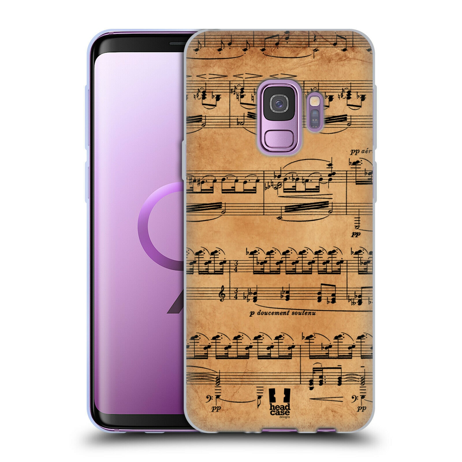 

HEAD CASE DESIGNS MUSIC SHEETS GEL CASE FOR SAMSUNG PHONES 1