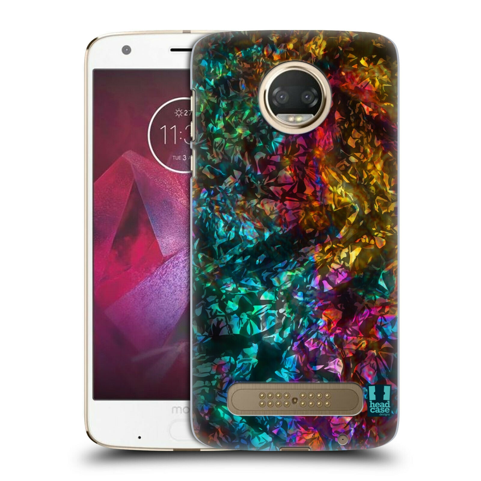

HEAD CASE DESIGNS OIL SLICK PRINTS HARD BACK CASE FOR MOTOROLA PHONES 1