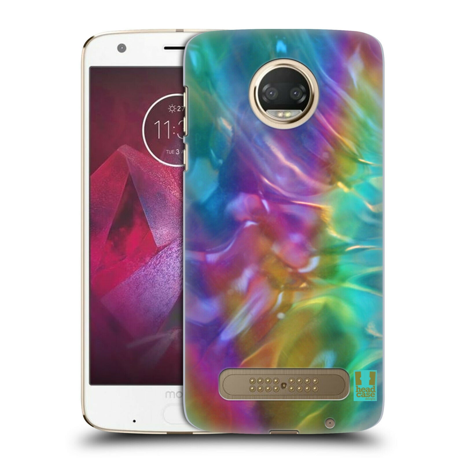 

HEAD CASE DESIGNS OIL SLICK PRINTS HARD BACK CASE FOR MOTOROLA PHONES 1