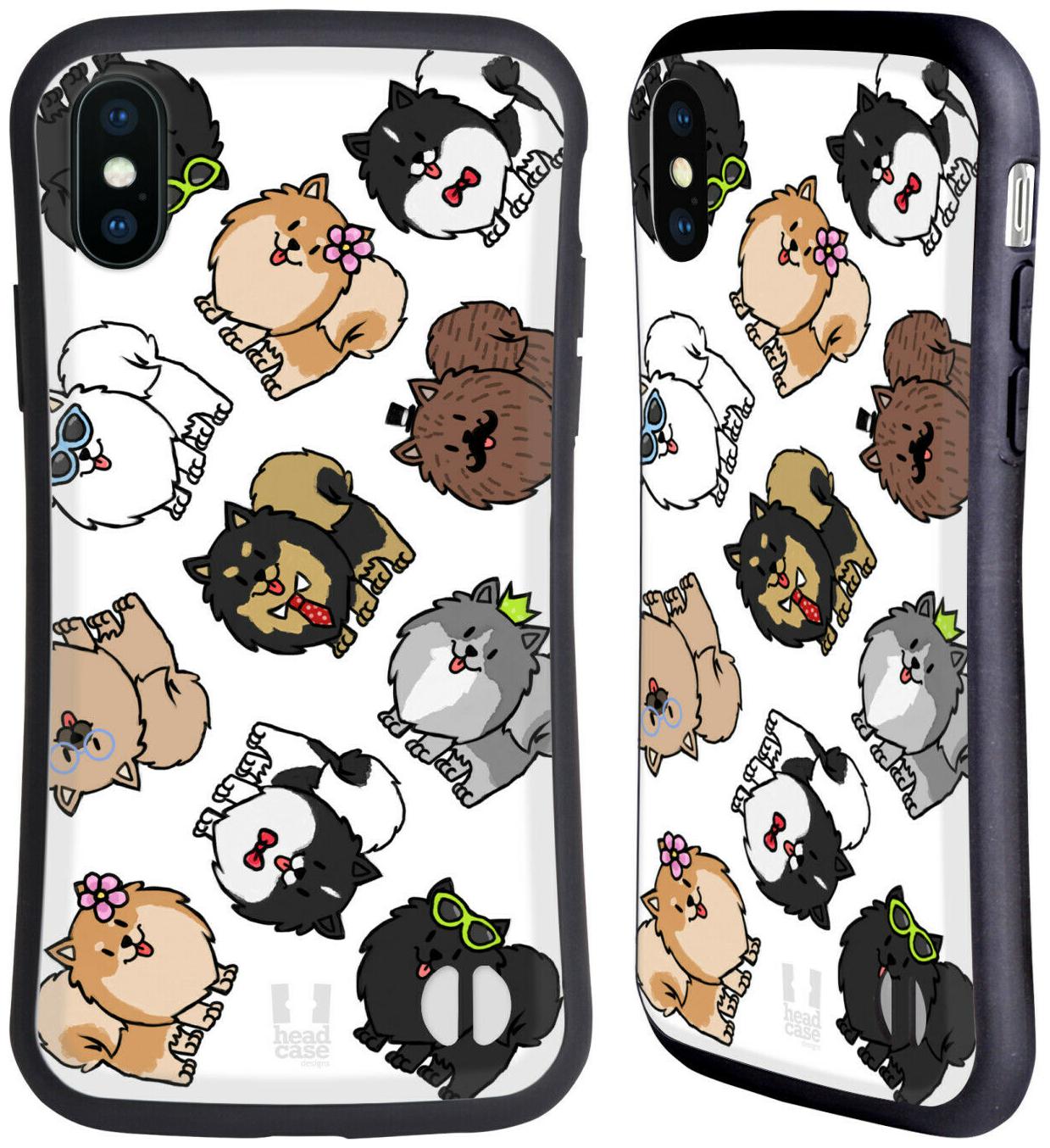 

HEAD CASE DESIGNS DOG BREED PATTERNS HYBRID CASE FOR APPLE iPHONES PHONES