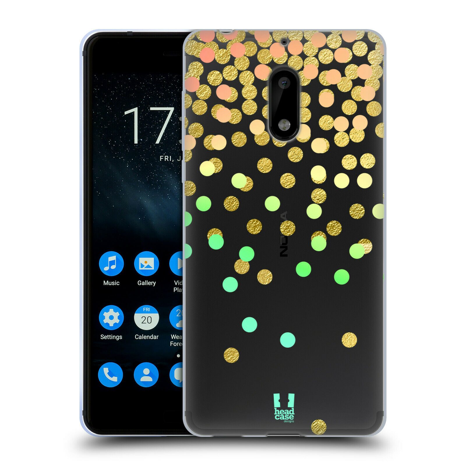 

HEAD CASE DESIGNS CONFETTI GEL CASE FOR NOKIA PHONES 1