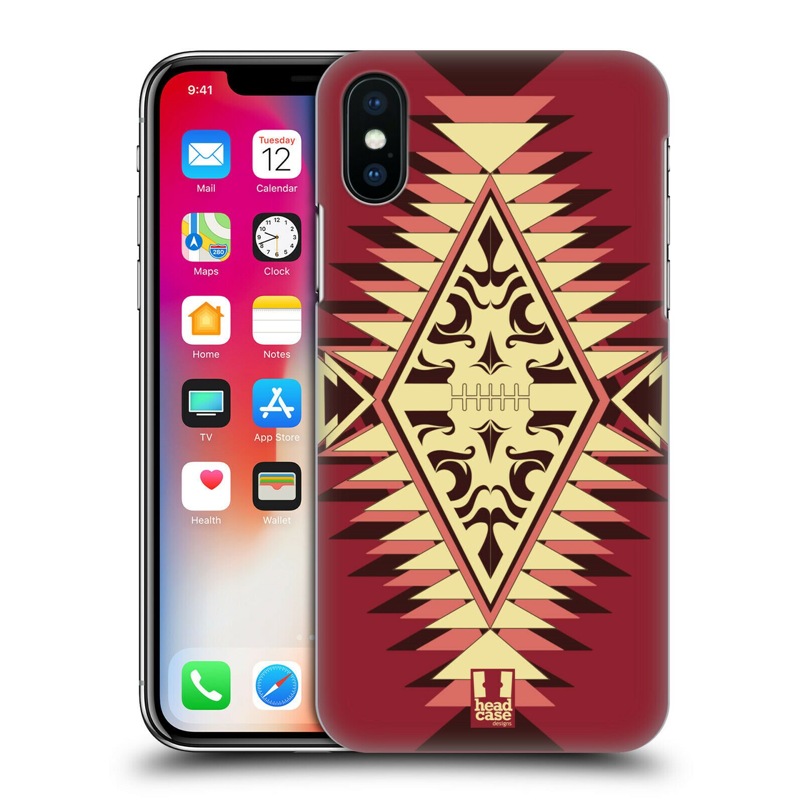 

HEAD CASE DESIGNS NAVAJO SKULLS HARD BACK CASE FOR APPLE iPHONE PHONES
