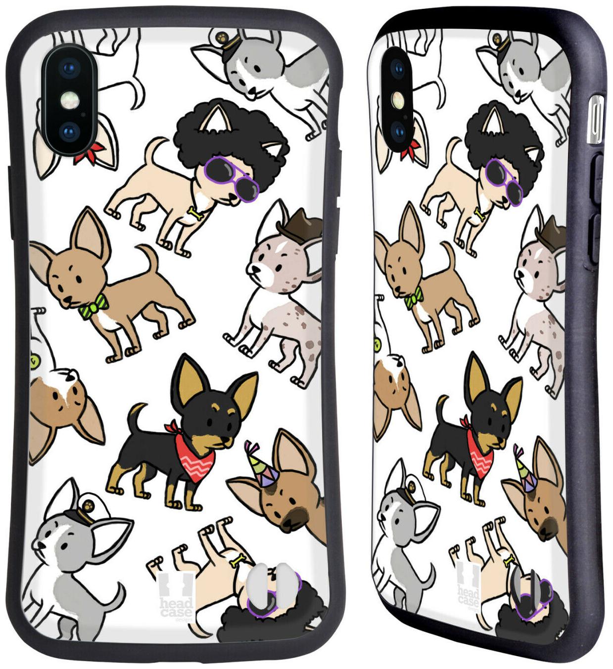 

HEAD CASE DESIGNS DOG BREED PATTERNS HYBRID CASE FOR APPLE iPHONES PHONES