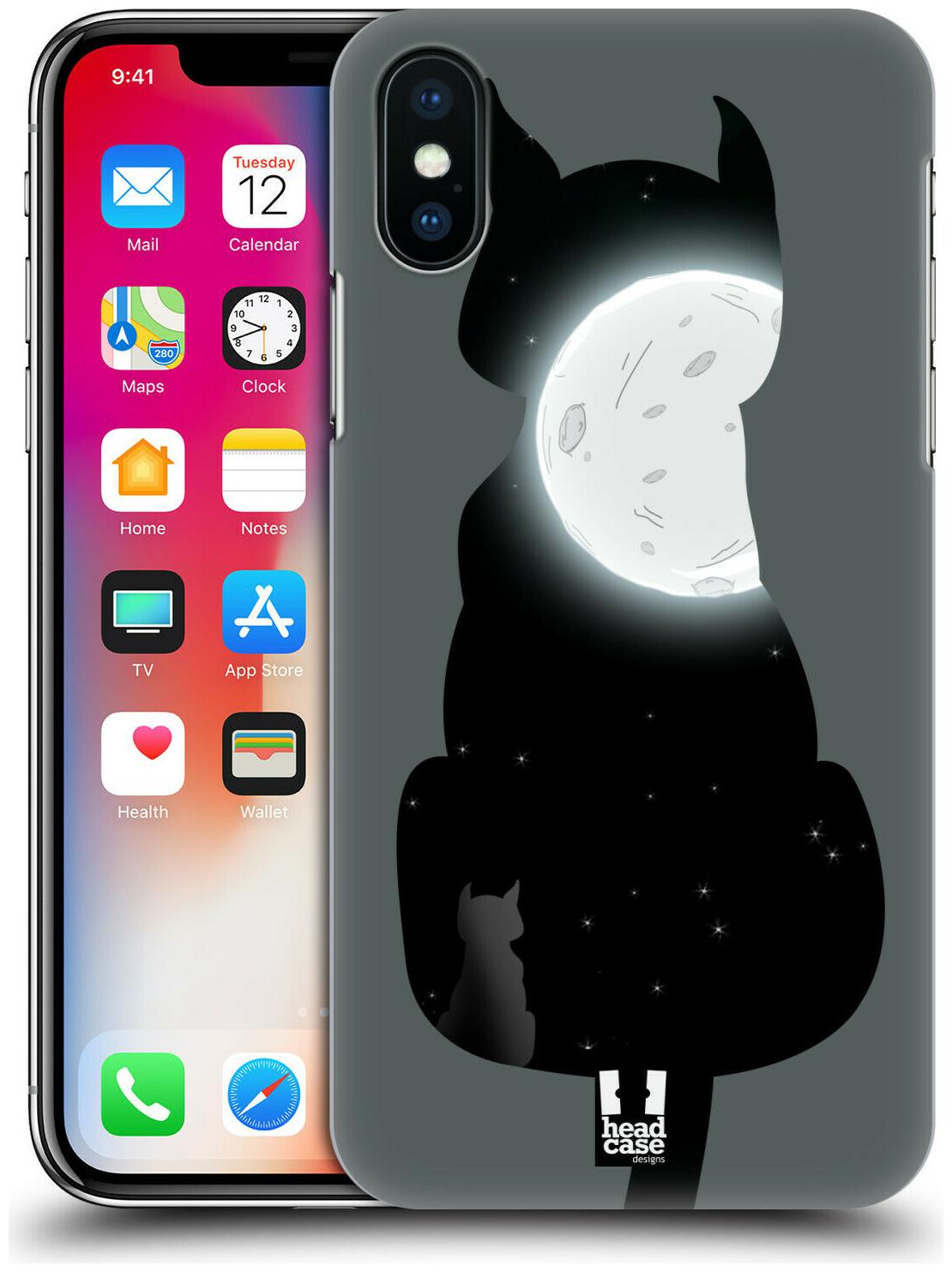 

HEAD CASE DESIGNS CAT AND MOON CASE FOR APPLE iPHONE PHONES