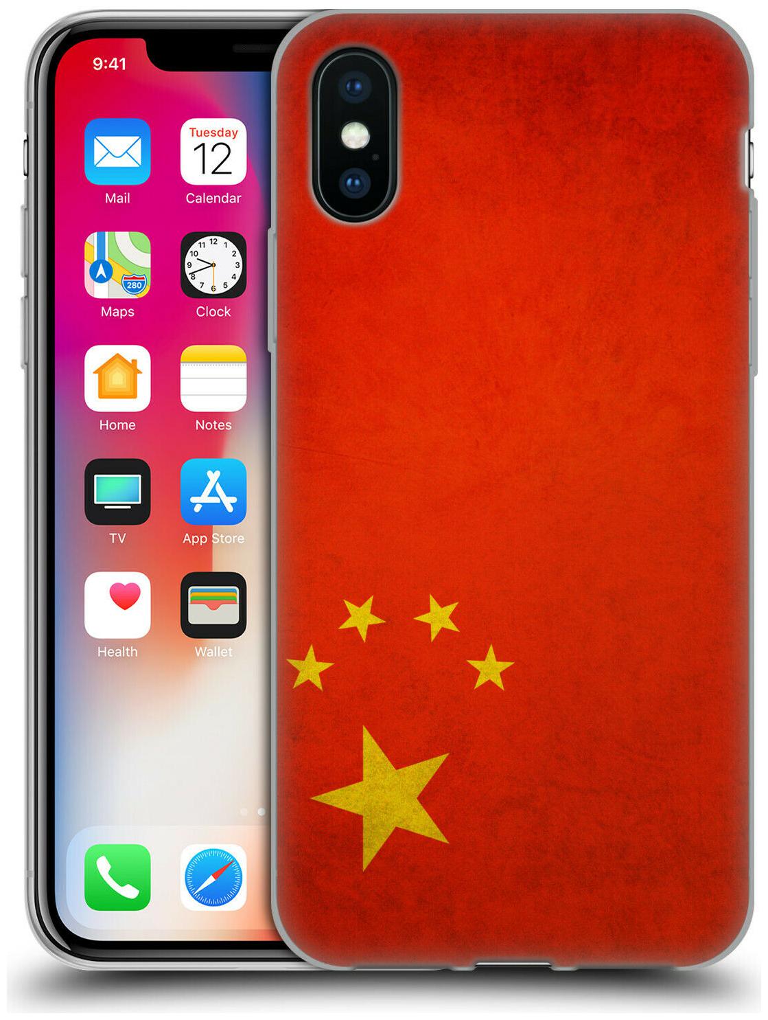 

HEAD CASE DESIGNS VINTAGE FLAGS SOFT GEL CASE FOR APPLE iPHONE PHONES