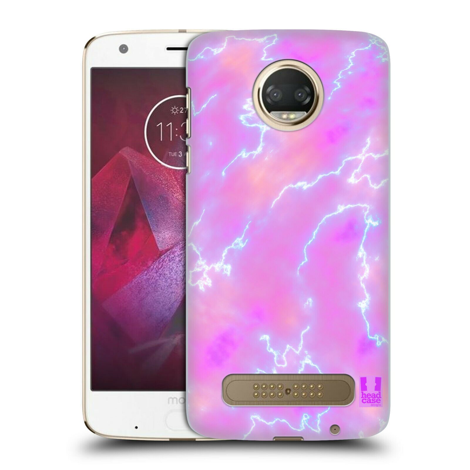 

HEAD CASE DESIGNS IRIDISCENT MARBLE HARD BACK CASE FOR MOTOROLA PHONES 1
