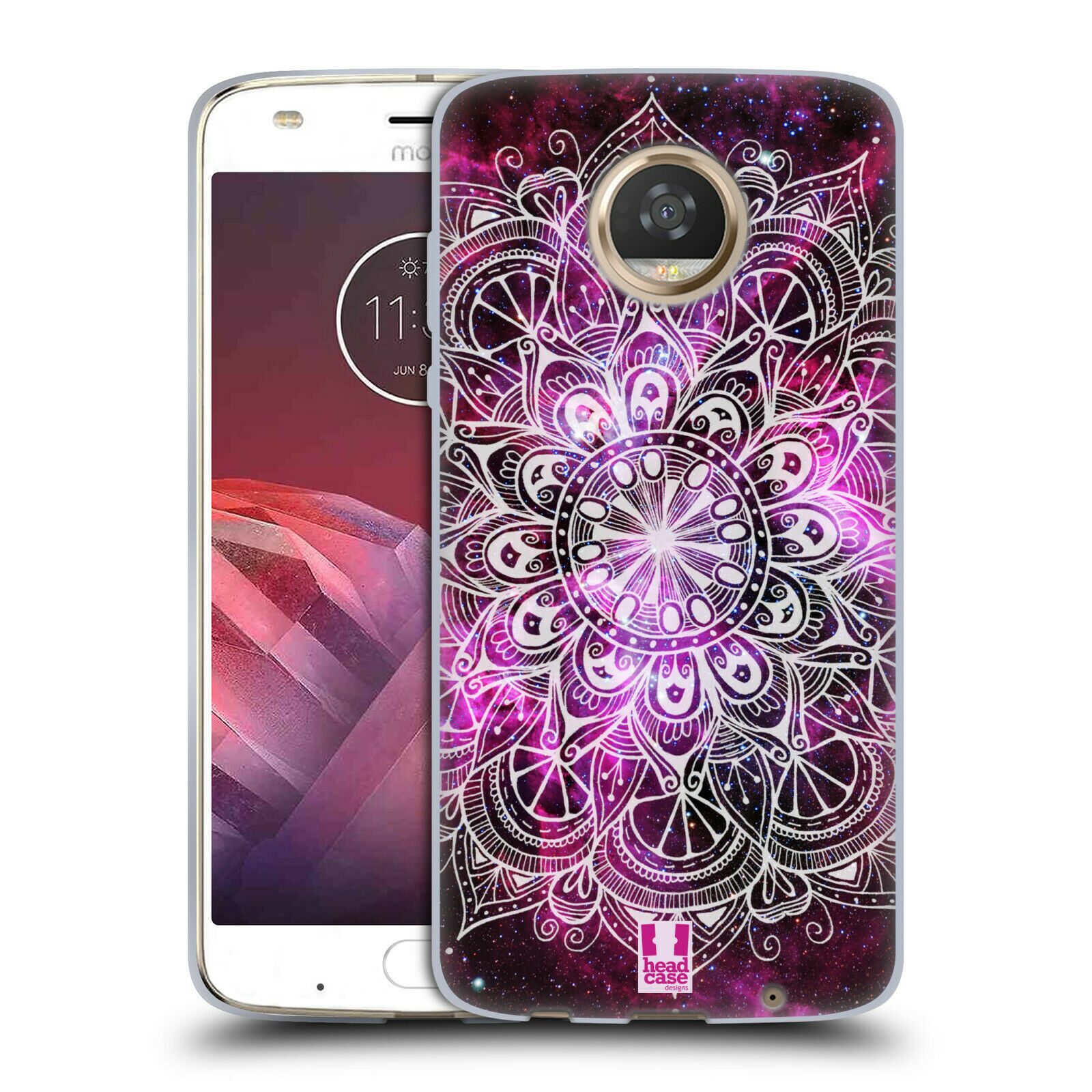 

HEAD CASE DESIGNS MANDALA DOODLES GEL CASE FOR MOTOROLA PHONES