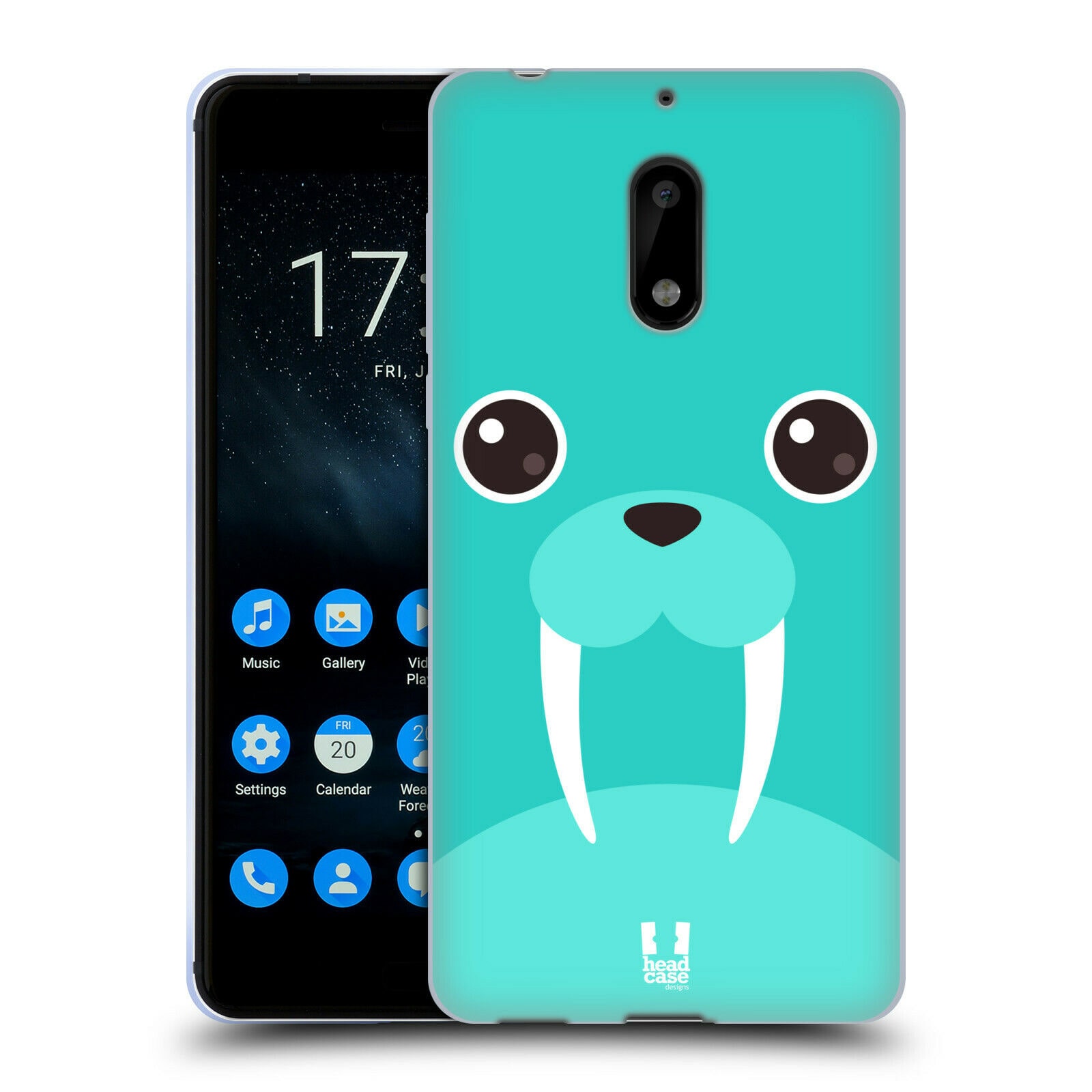 

HEAD CASE DESIGNS CARTOON ANIMAL FACES 3 GEL CASE FOR NOKIA PHONES 1