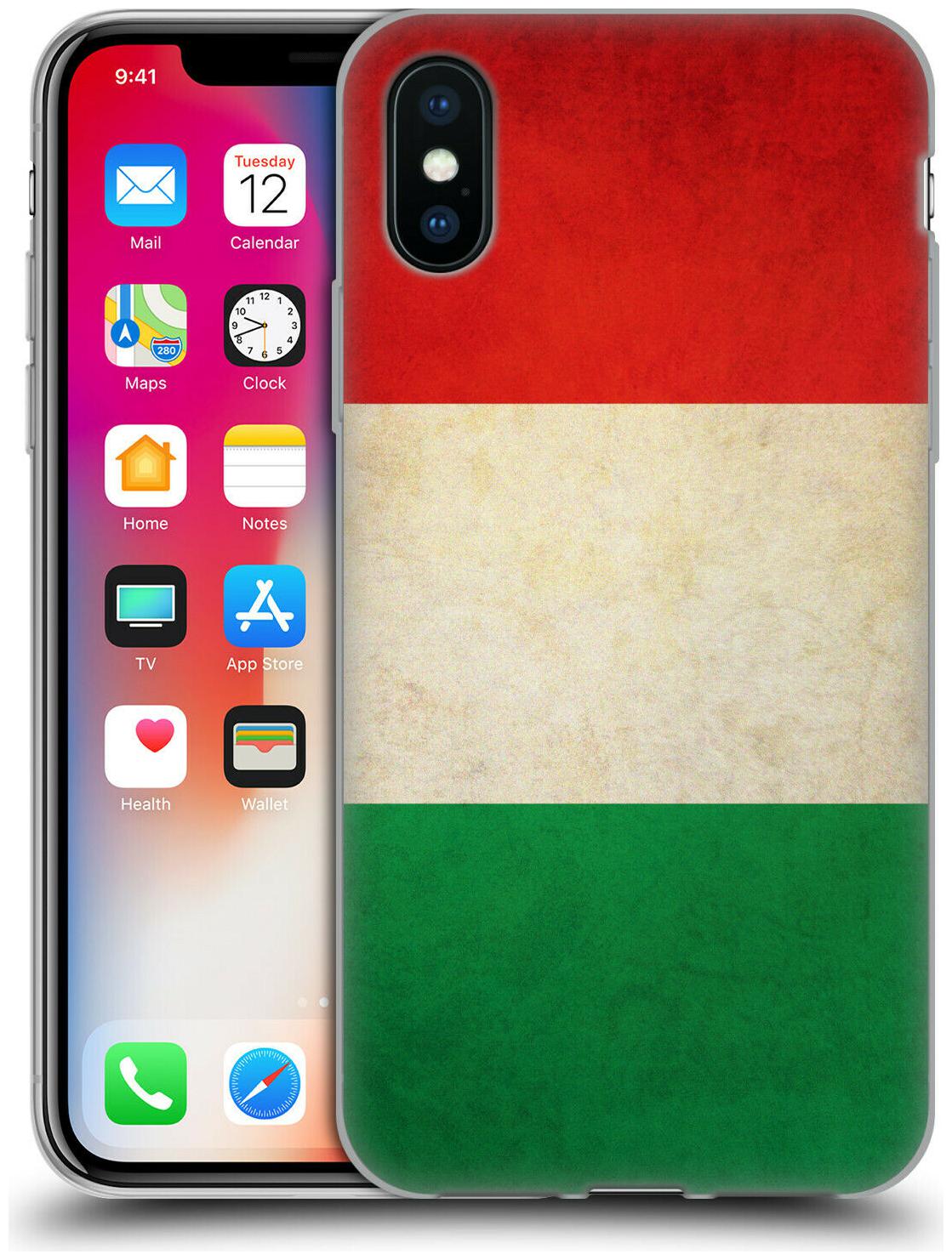 

HEAD CASE DESIGNS VINTAGE FLAGS SOFT GEL CASE FOR APPLE iPHONE PHONES