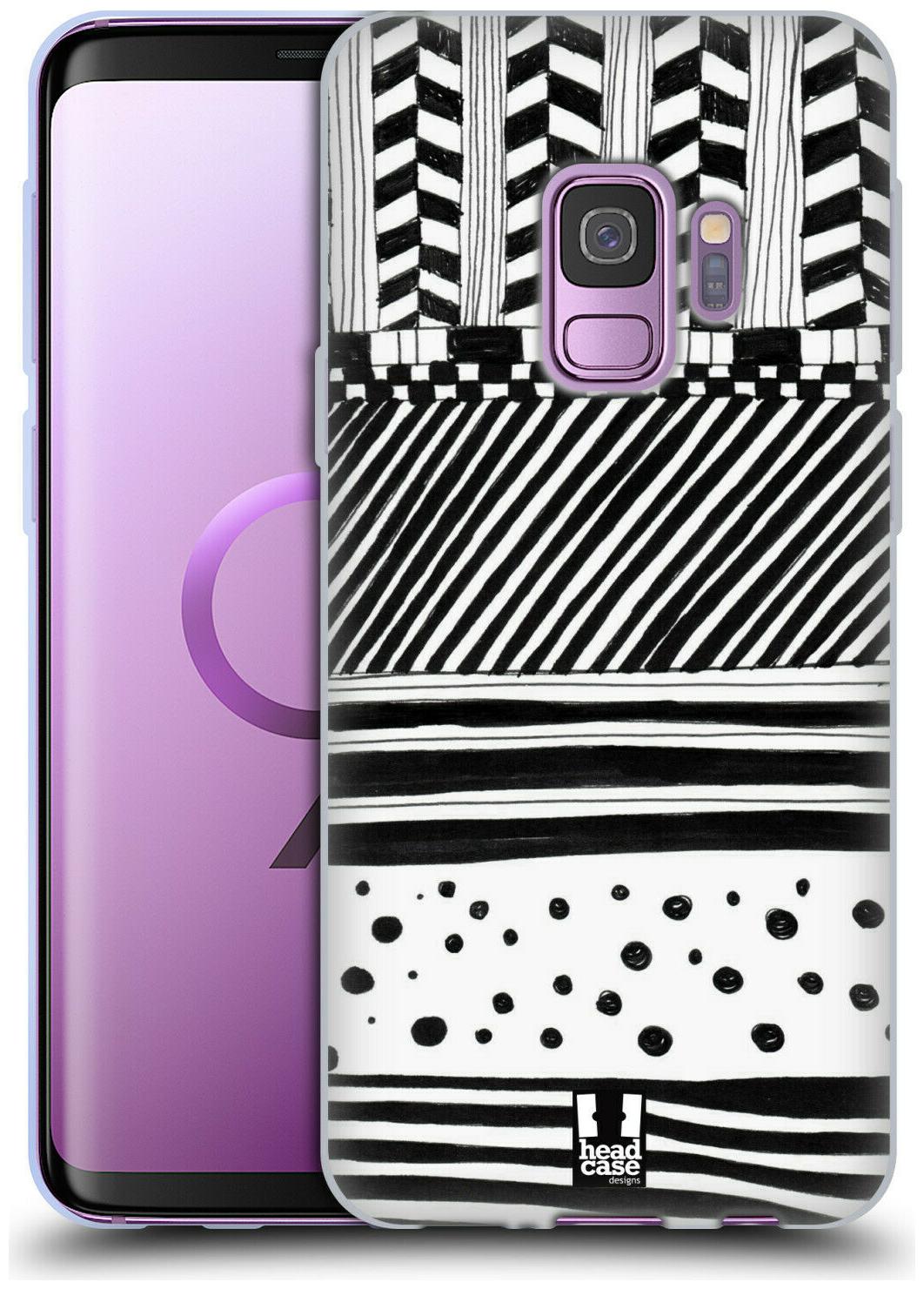 

HEAD CASE DESIGNS BNW DOODLE SOFT GEL CASE FOR SAMSUNG PHONES 1