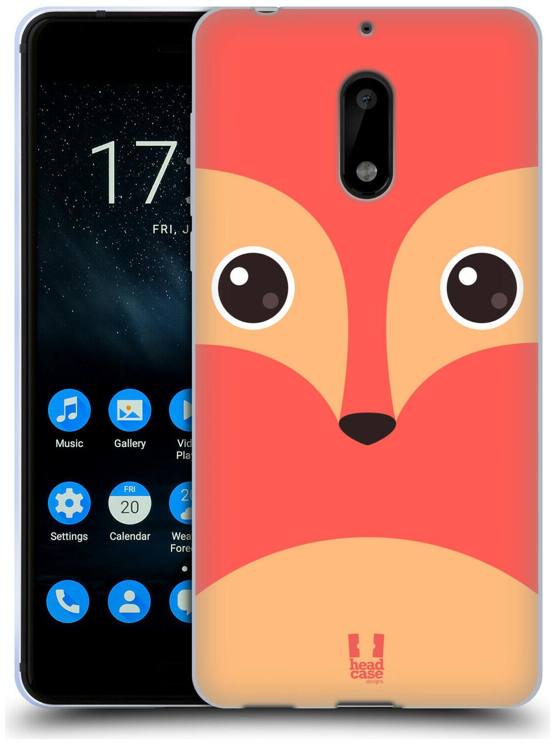

HEAD CASE DESIGNS CARTOON ANIMAL FACES 3 GEL CASE FOR NOKIA PHONES 1