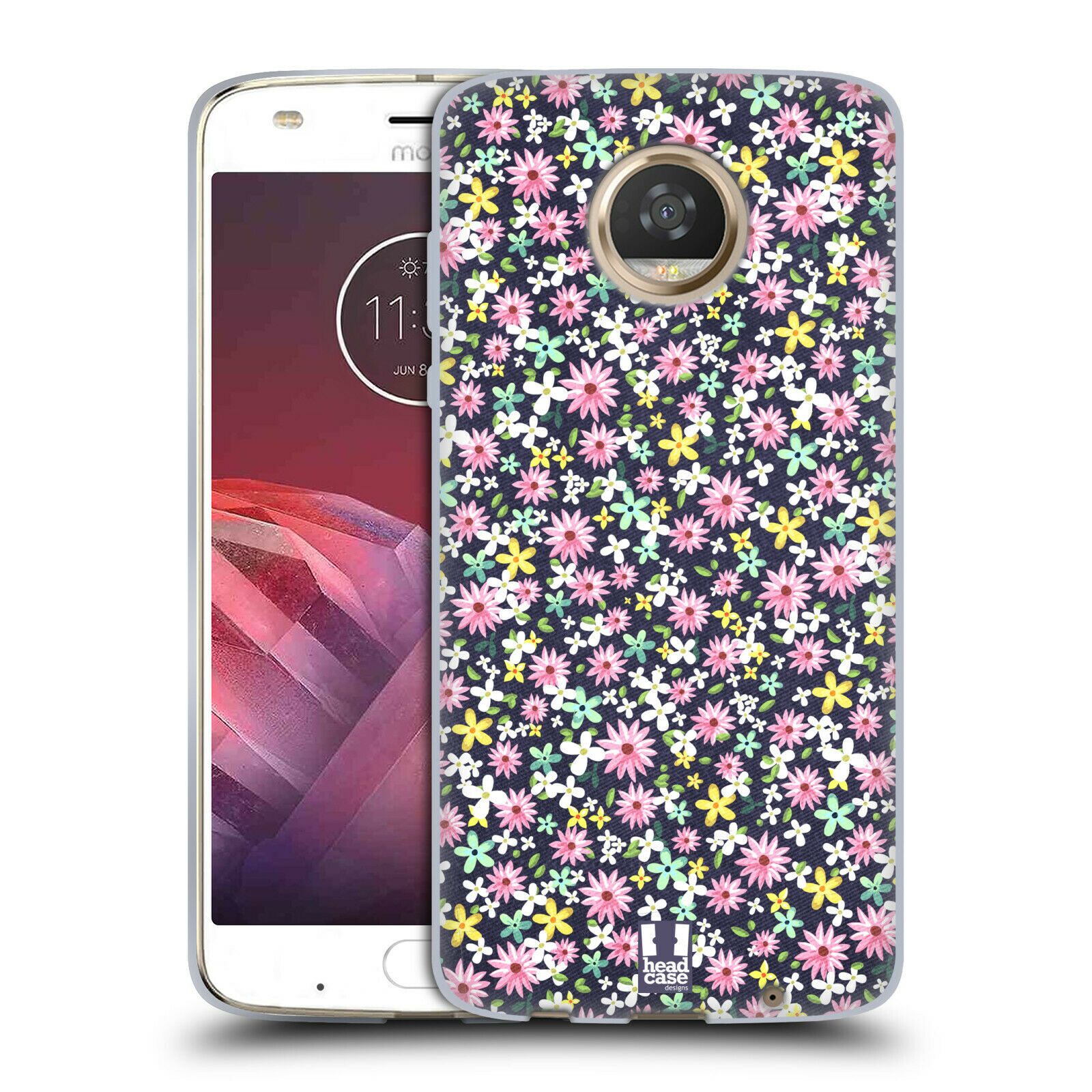 

HEAD CASE DESIGNS VINTAGE DITSY FLOWERS GEL CASE FOR MOTOROLA PHONES