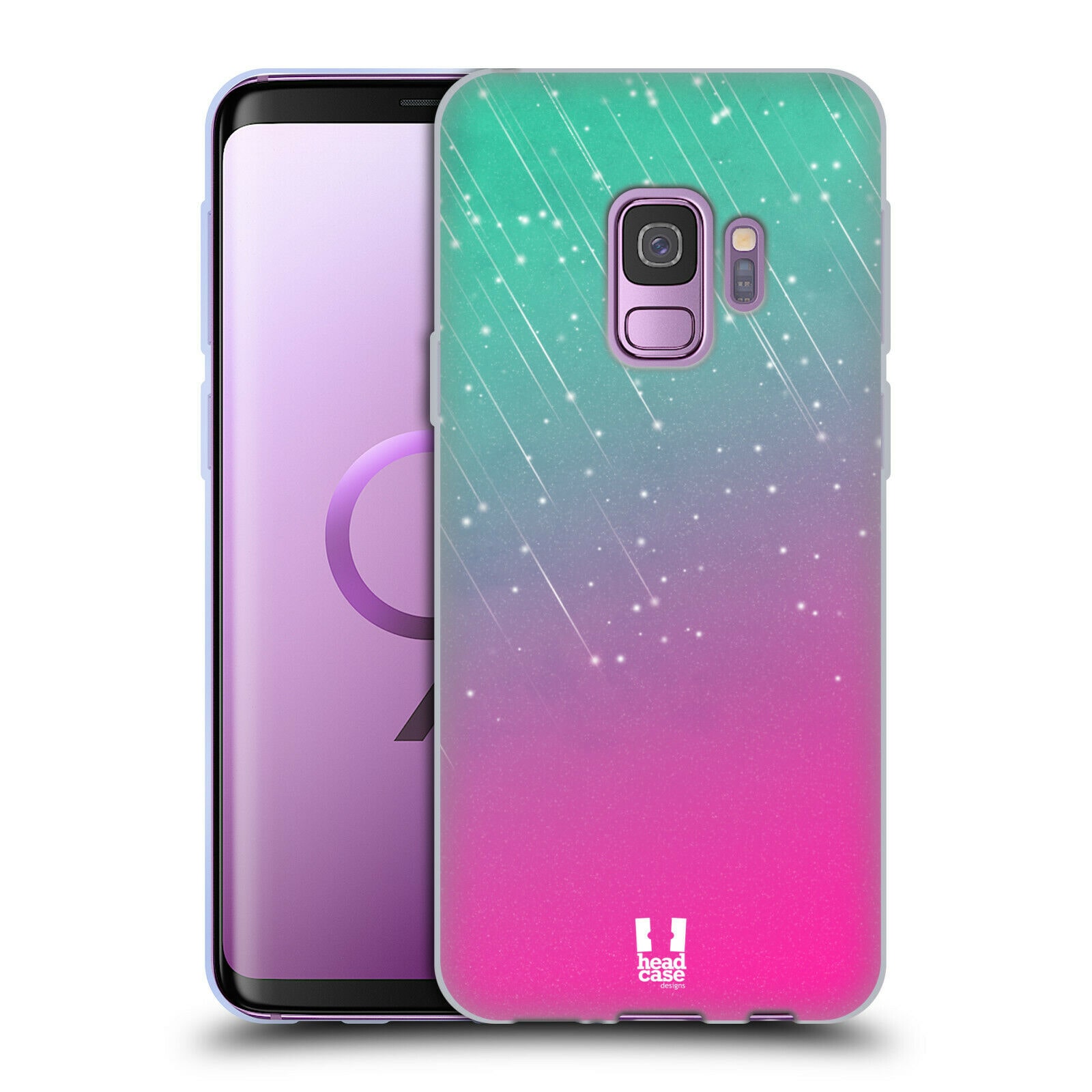 

HEAD CASE DESIGNS NEON RAIN OMBRE GEL CASE FOR SAMSUNG PHONES 1