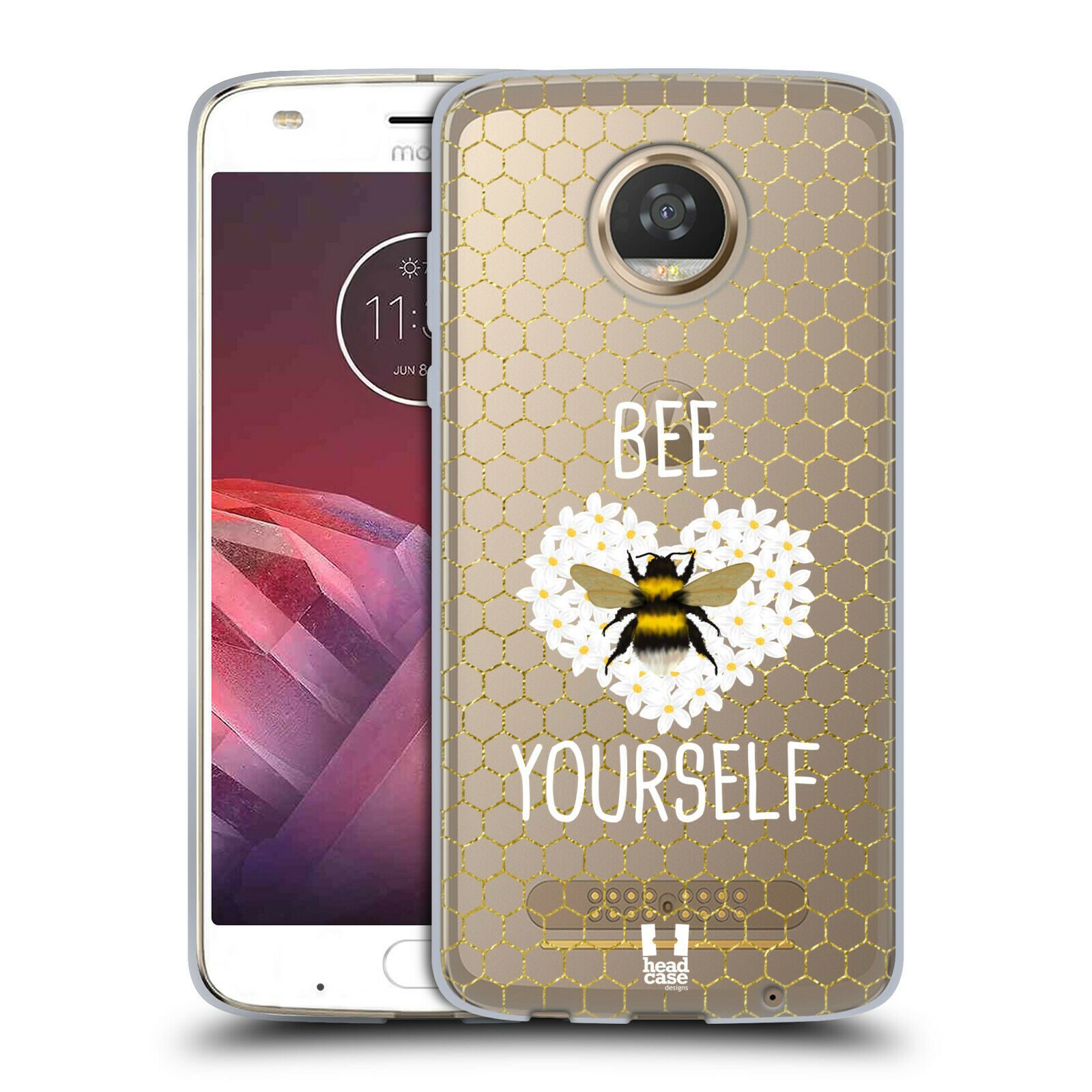 

HEAD CASE DESIGNS BEES GEL CASE FOR MOTOROLA PHONES
