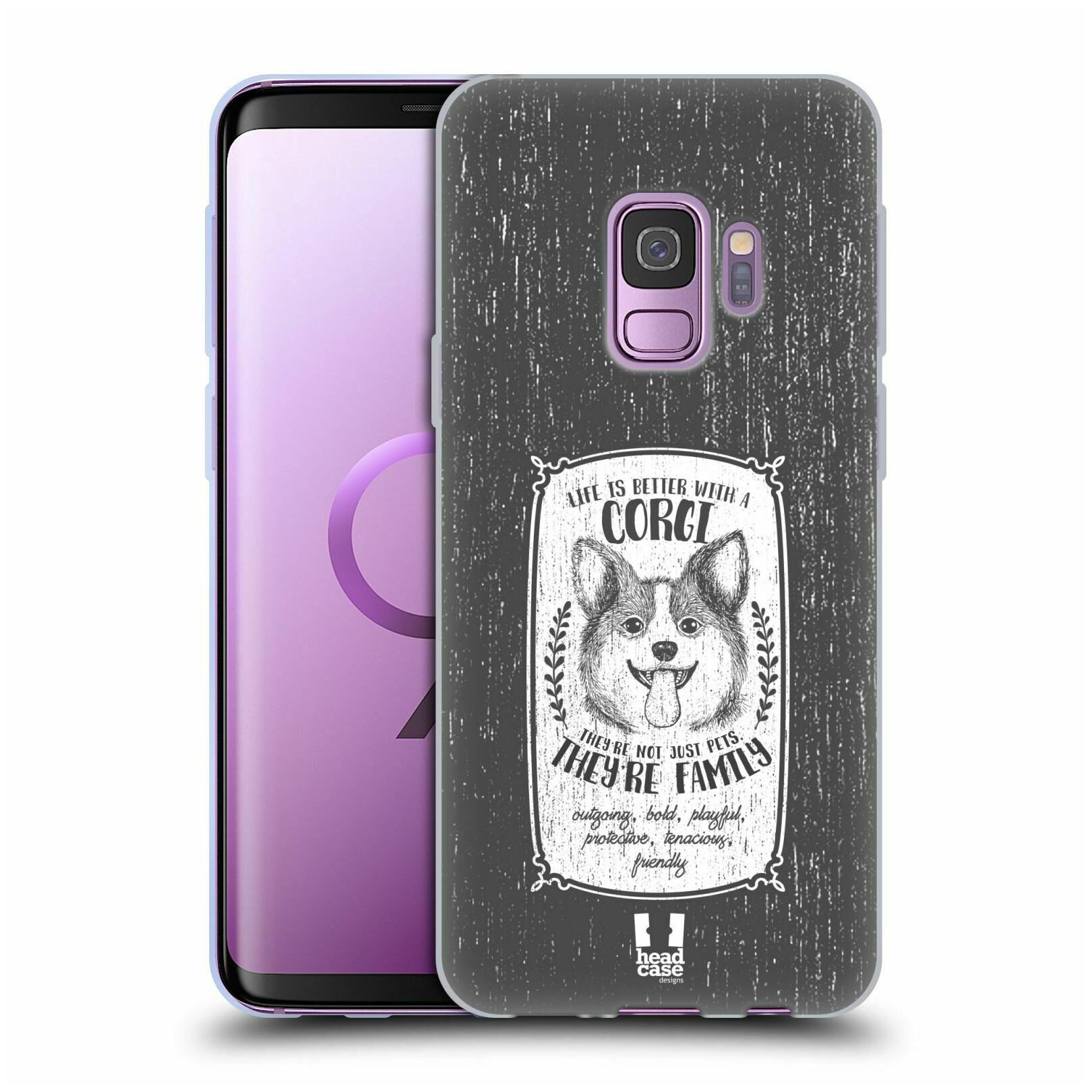 

HEAD CASE DESIGNS HAND-DRAWN DOG BREEDS GEL CASE FOR SAMSUNG PHONES 1