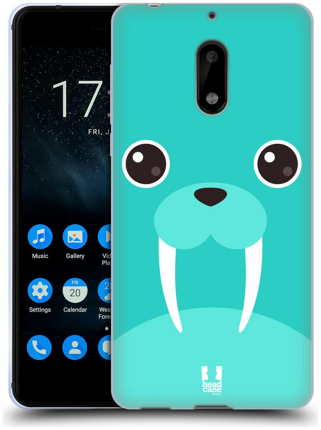 

HEAD CASE DESIGNS CARTOON ANIMAL FACES 3 GEL CASE FOR NOKIA PHONES 1