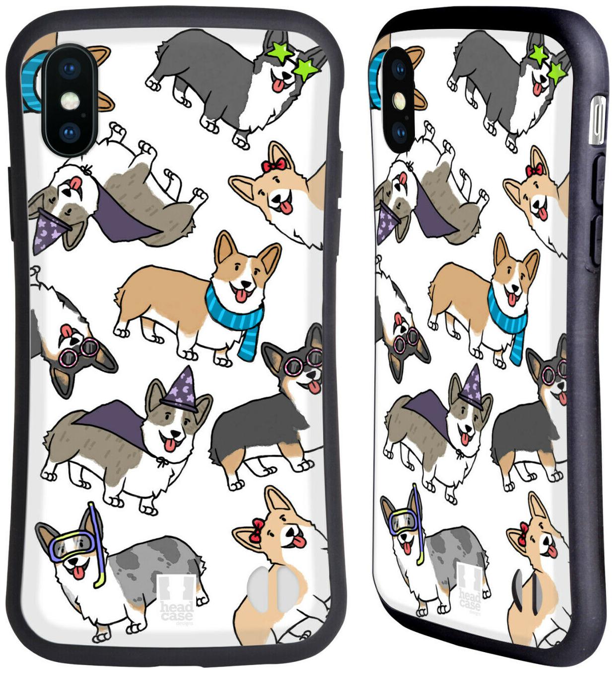 

HEAD CASE DESIGNS DOG BREED PATTERNS HYBRID CASE FOR APPLE iPHONES PHONES