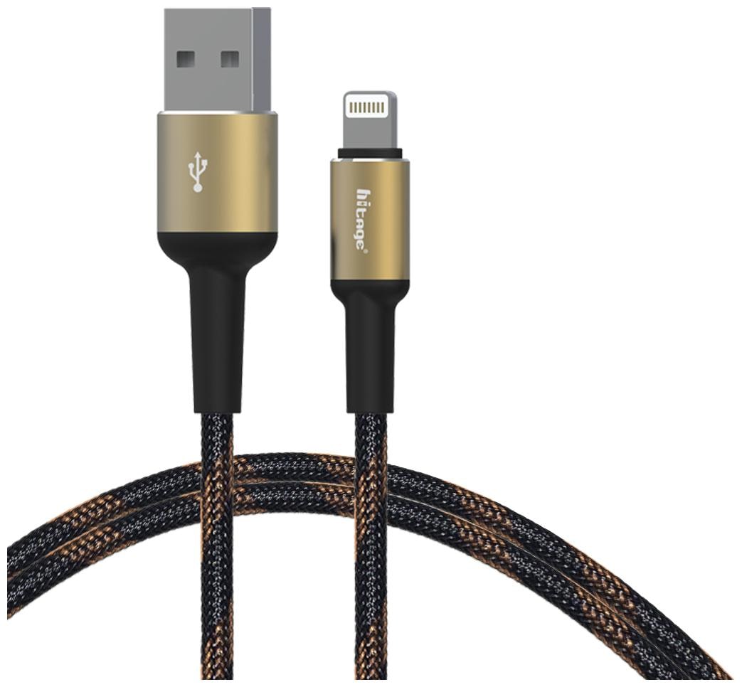 

HITAGE Data Charging 8 Pin (Lightning) Cable ( 1 2 m Gold )