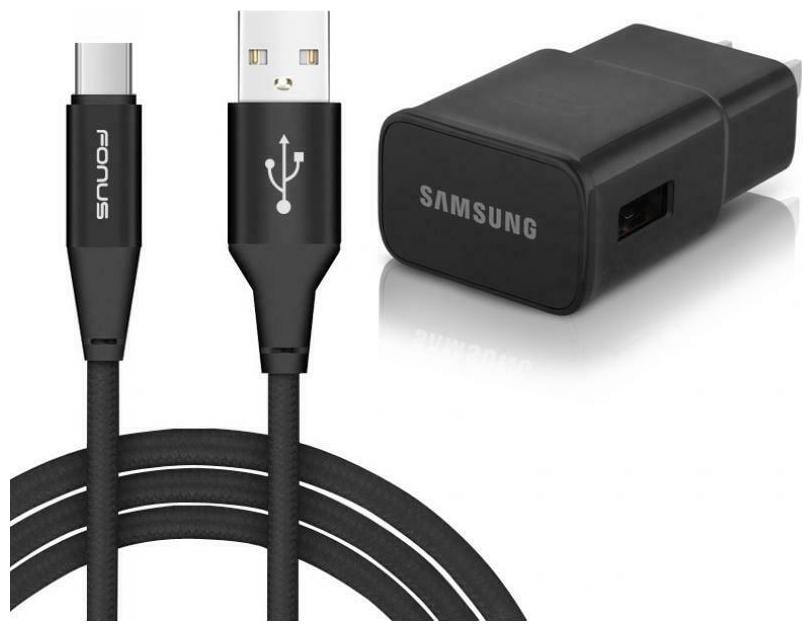 

HOME WALL ADAPTIVE FAST CHARGER 6FT TYPE-C USB CABLE DATA K9C for SMARTPHONES