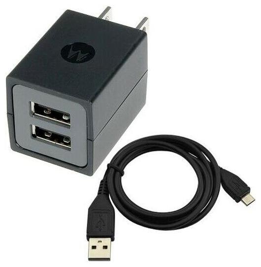 

Home Wall Travel Rapid AC Charger USB 2-Port Adapter Cable for Cell Phones