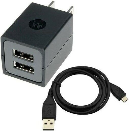 

Home Wall Travel Rapid AC Charger USB 2-Port Adapter Cable for Cell Phones