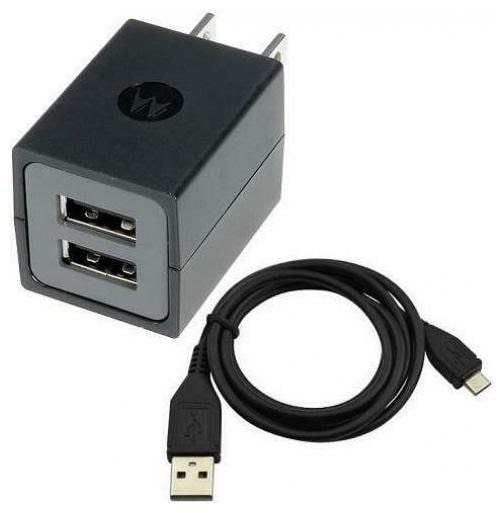 

HOME WALL TRAVEL CHARGER AC DUAL PORT USB ADAPTER CABLE T4X for PHONE TABLETS