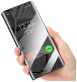 Buy Creativo Glass Flip Cover For Honor 8x Black Online At Low Prices In India Paytmmall Com