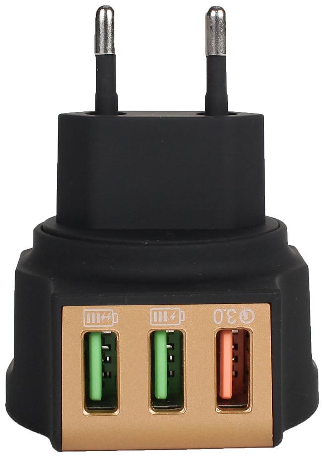 

Hottech Fast Charging Wall Charger - 3 USB Ports