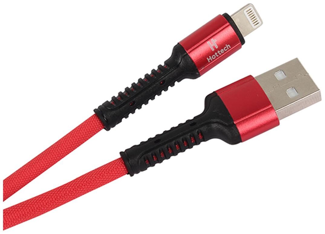 

Hottech Charging Cable IOS Red