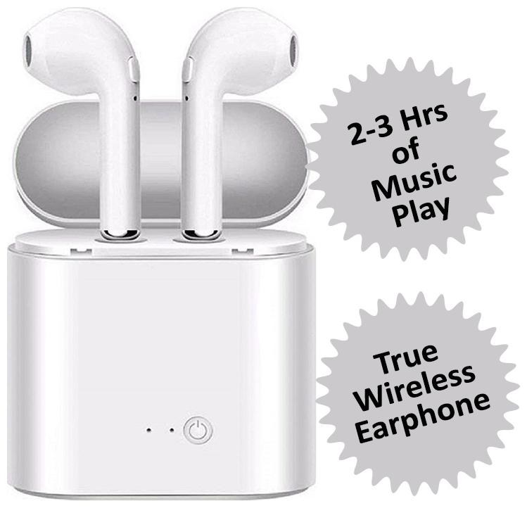 

HSJ i7s TWS In-Ear Wired Headphone ( White )
