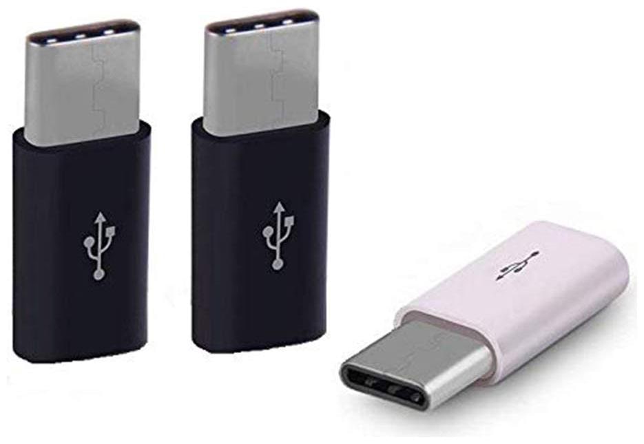 HSJ USB Type C Adapter,Micro USB to USB TYPE C Adapter, Data Syncing and Charging Adapter