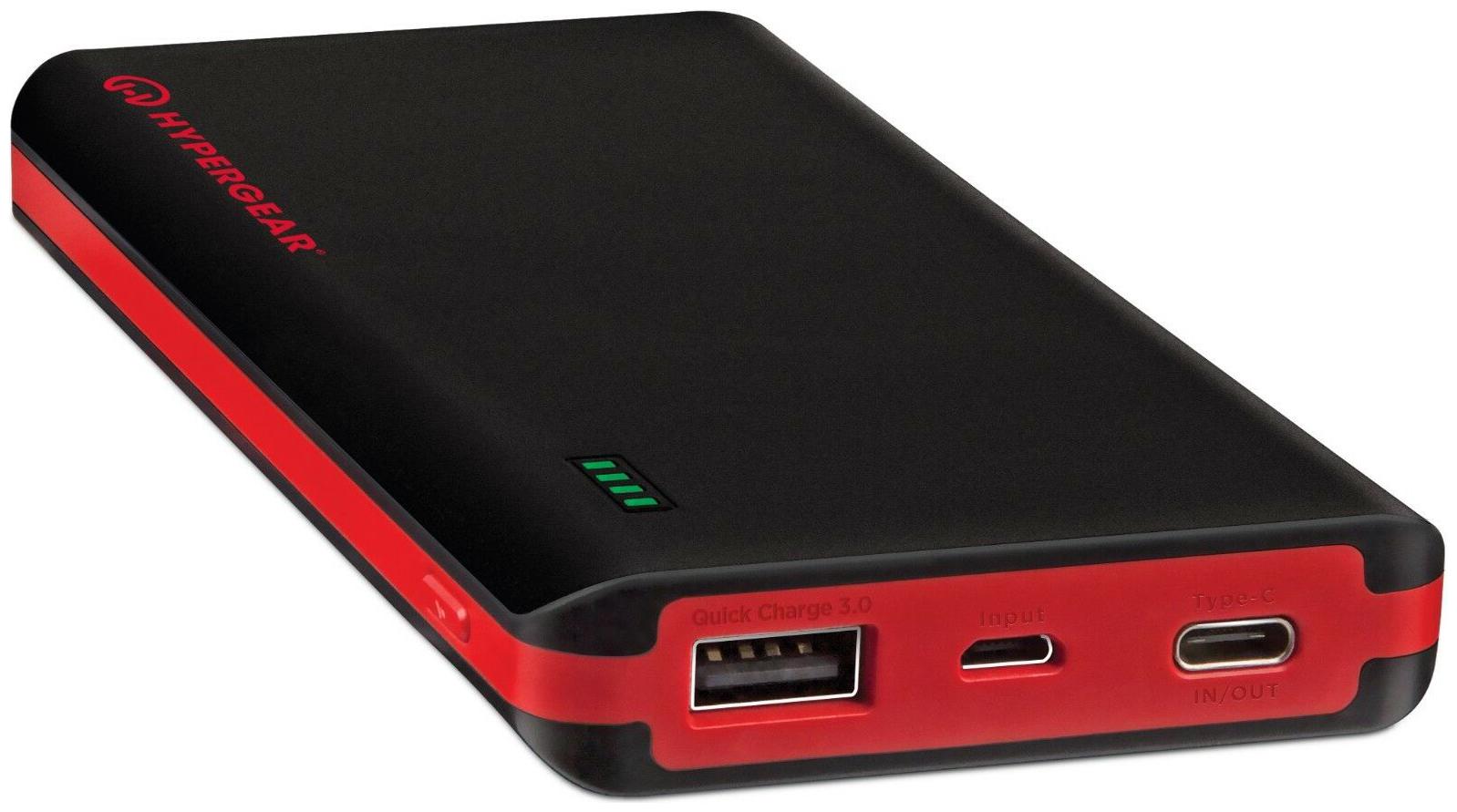 

HyperGear Portable Adaptive Fast Charge QC 3 0 Type C 12000mAh Power Bank