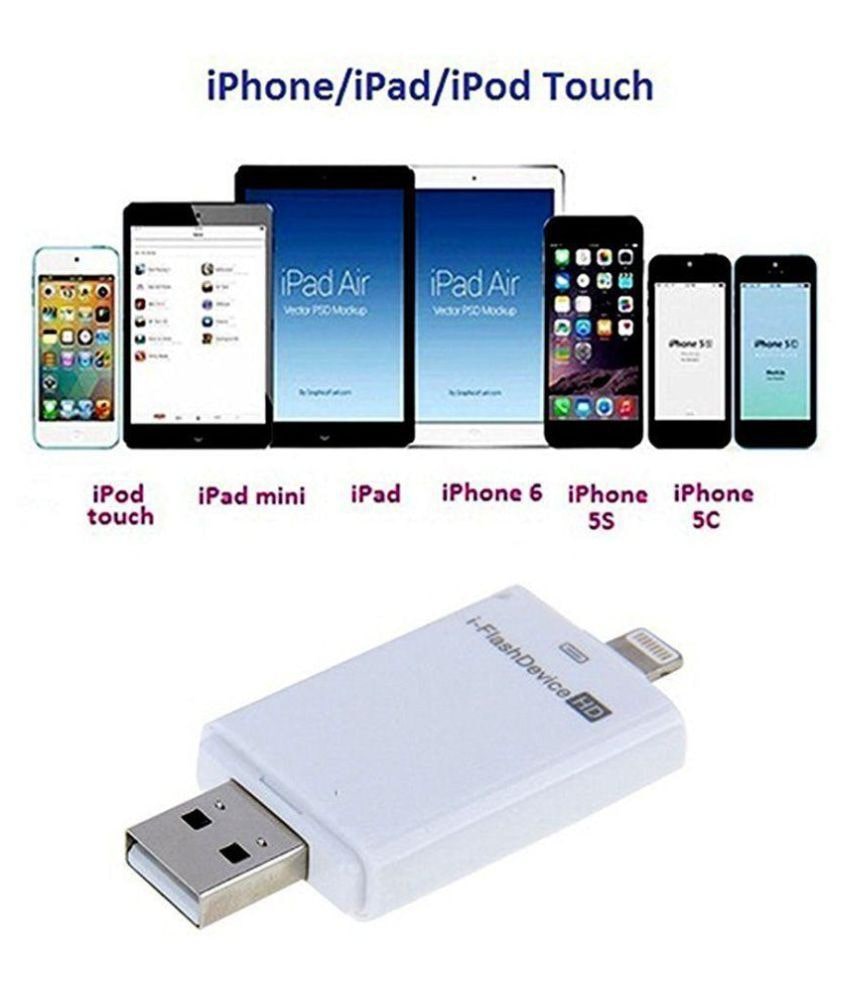 

I-Flash Device HD Memory Stick With Lightning Connector And APP For IPhone 5 5c 5s 6 6plus IPad To Adding Extra Storage 16GB By TSV