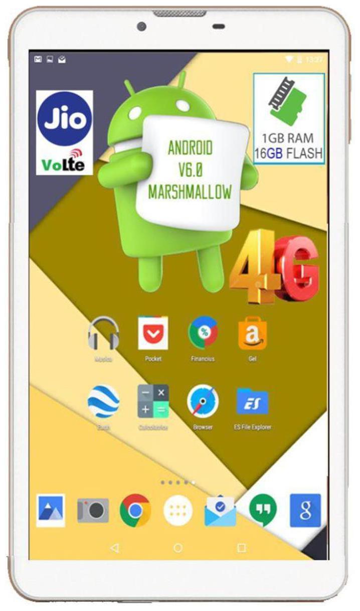 I Kall N4 with Keyboard 7 inch 16 GB Wi Fi + 4G Tablet White by Nikon Systems