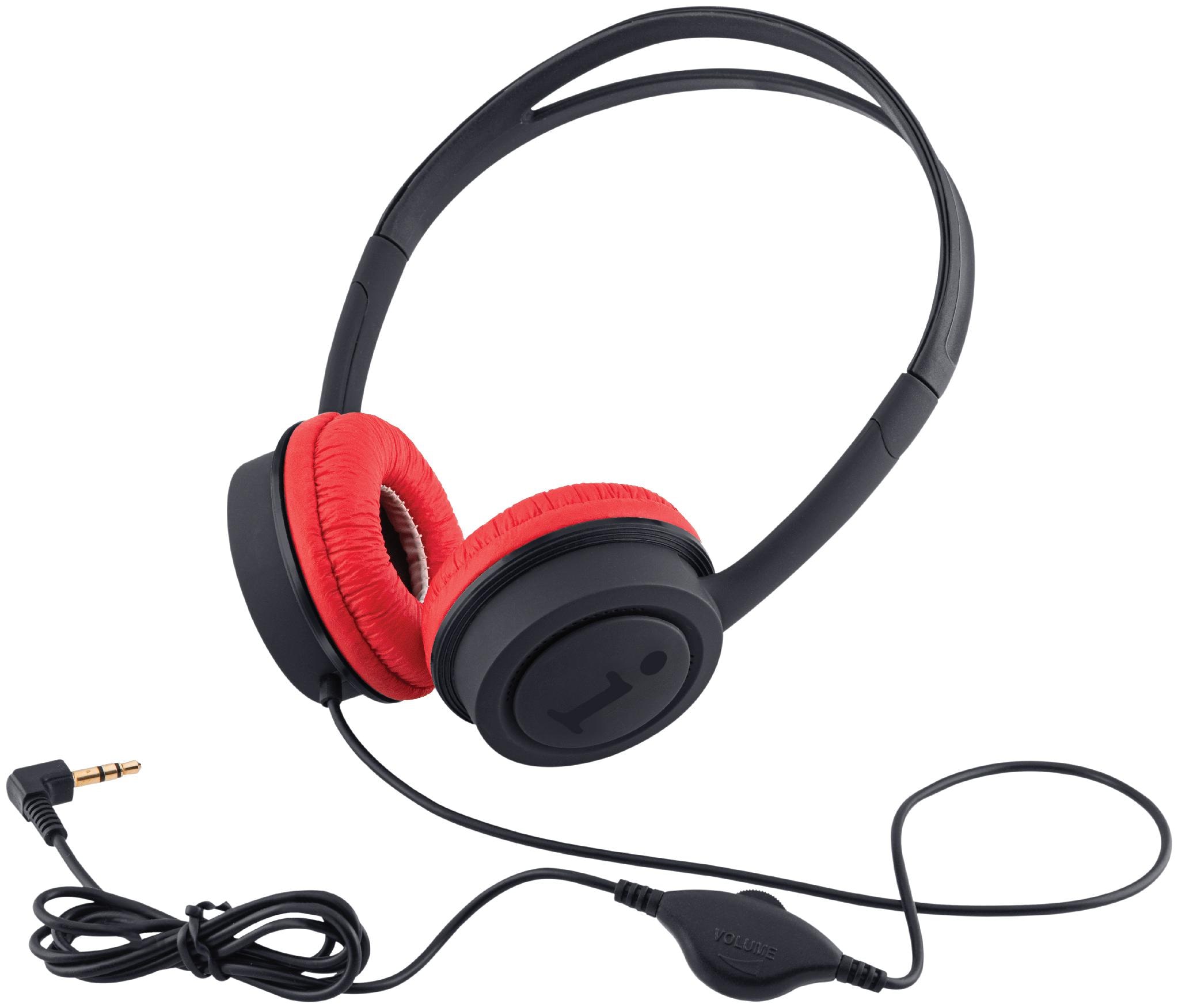 

iBall Musi Over-Ear Wired Headphone ( Black Red )