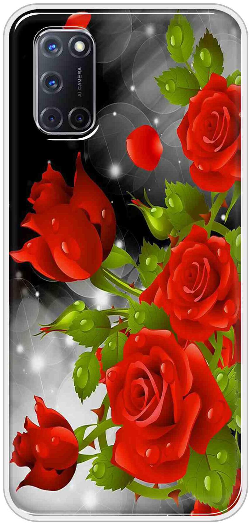 

IKC STORE Silicone Back Cover For OPPO A52 ( Multi )