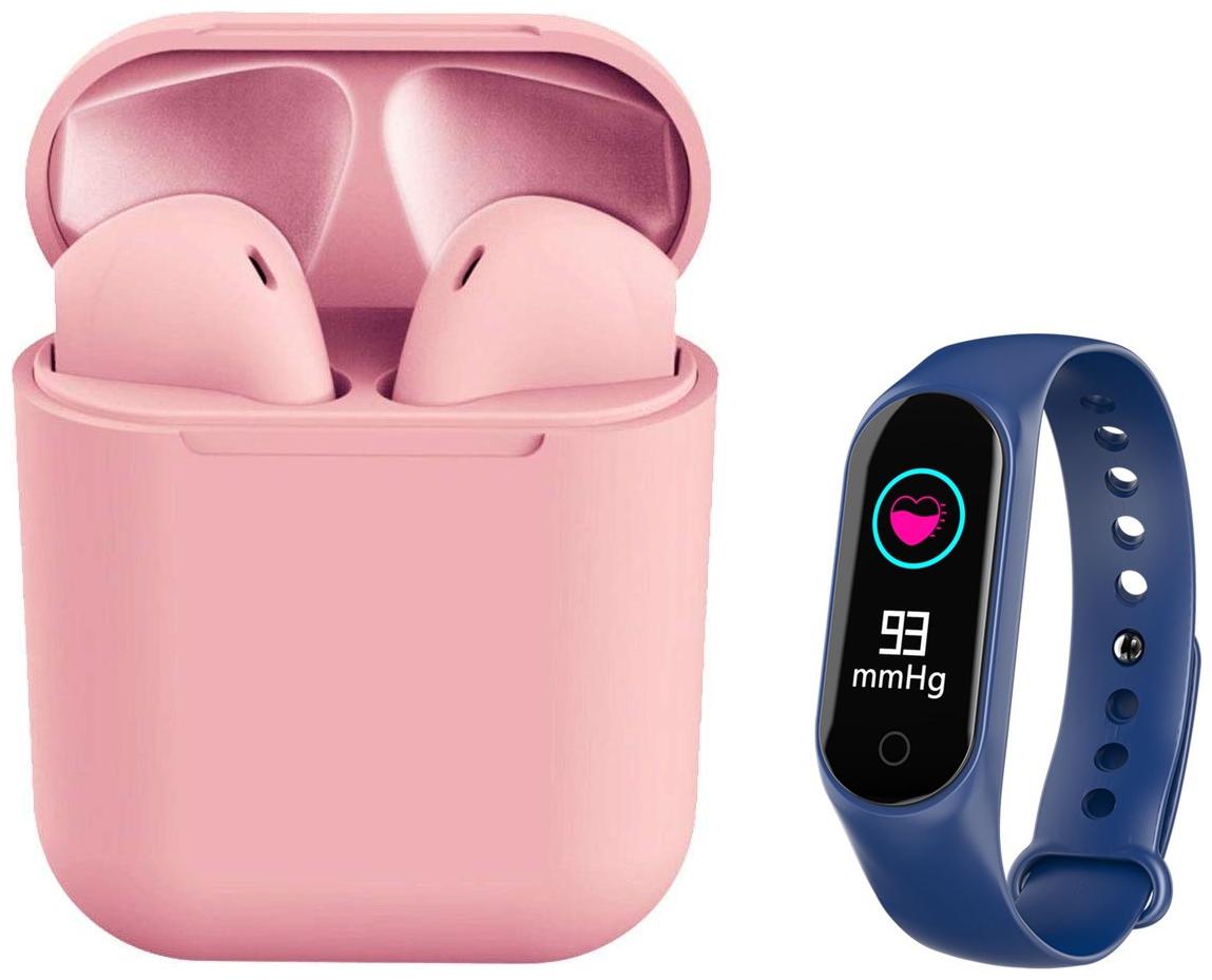 

Inpods 12 Tws wireless Earphone with Portable Charging Case Supporting With M3 Fitness Tracker Band