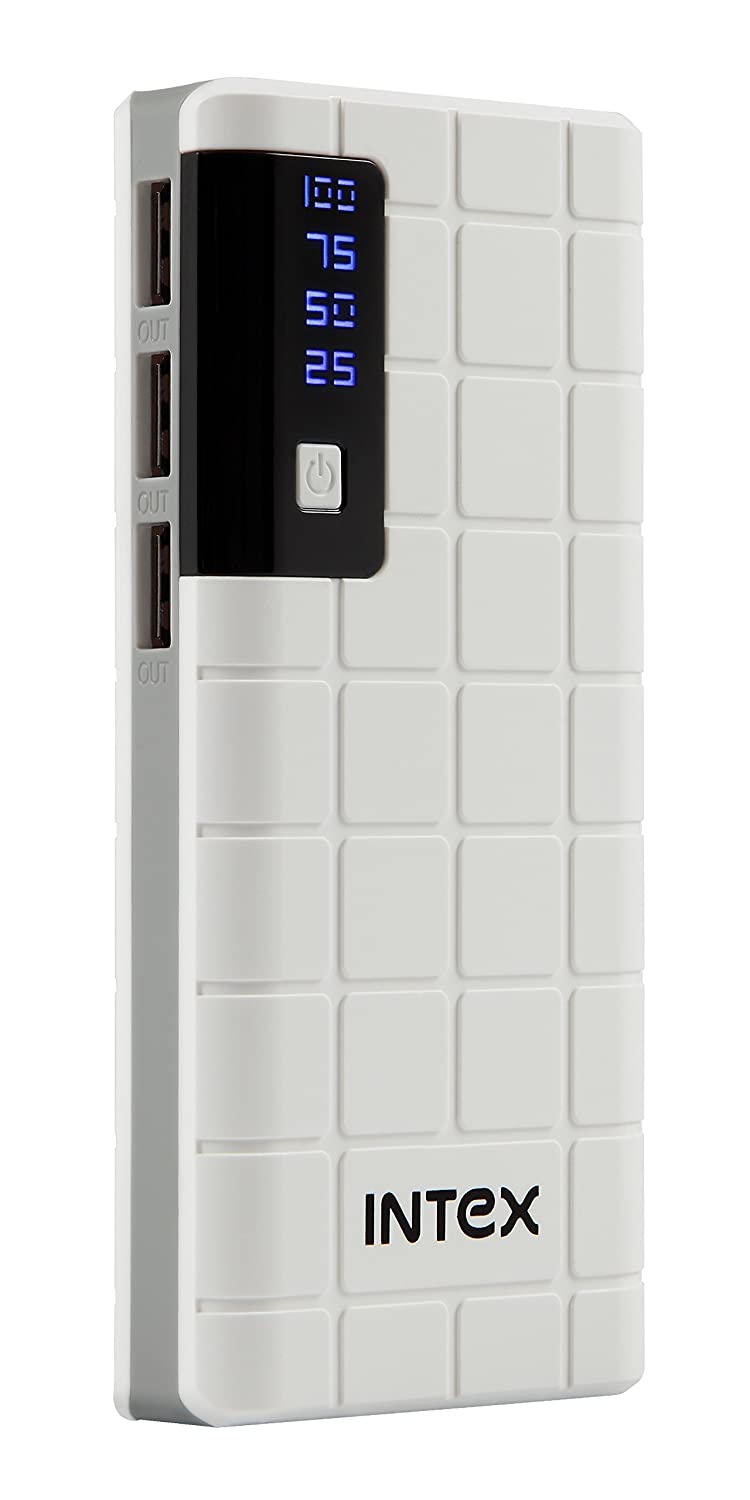 

INTEX IT-PB10KW 10000 mAh Portable Fast Charging Power Bank - White