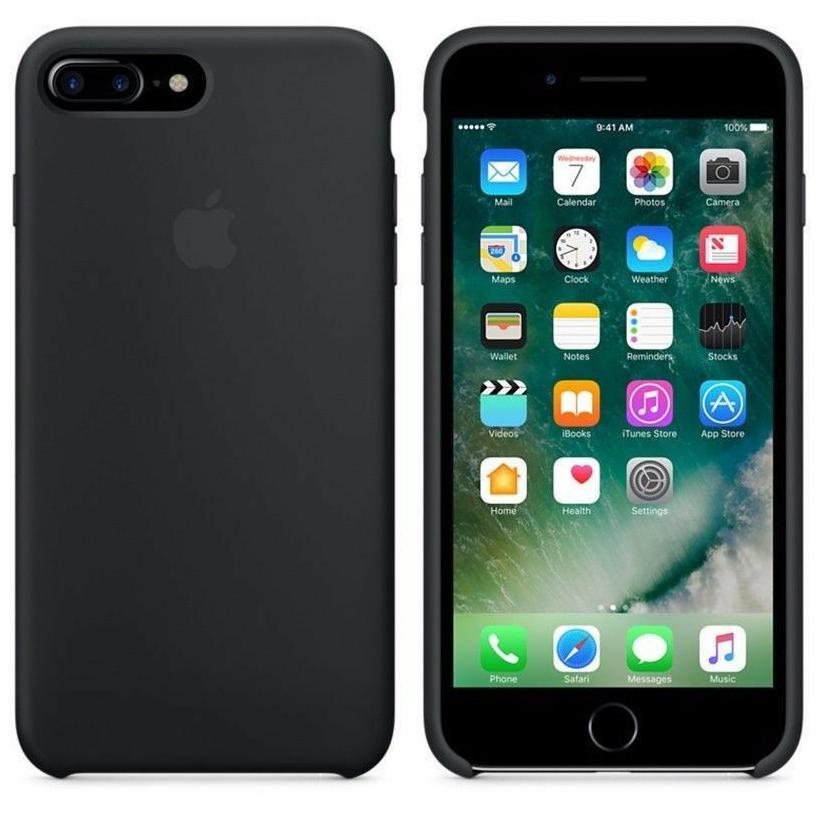 

iPhone 7 8 Plus Silicone Case Black Original Apple ( New with Retail Pack )